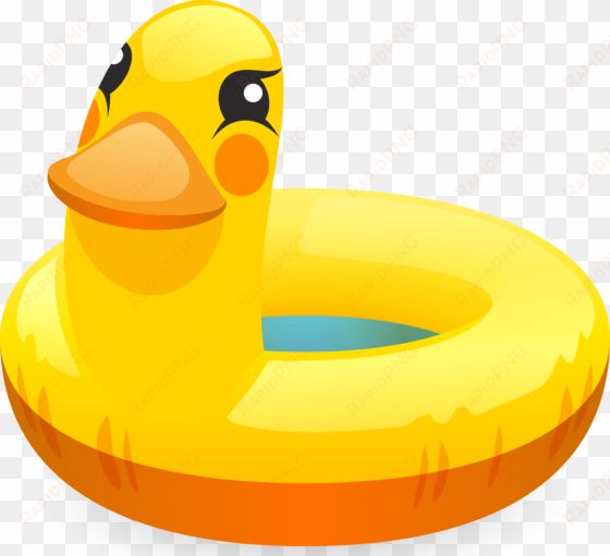 duck - duck swim ring png