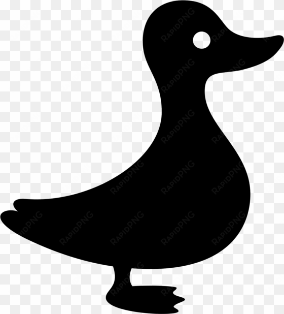 duck logo png vector black and white - duck icon