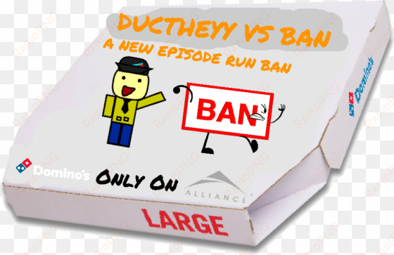 Ductheyy Vs Ban Dominos Pizza Box - Dominos Pizza Box Png transparent png image
