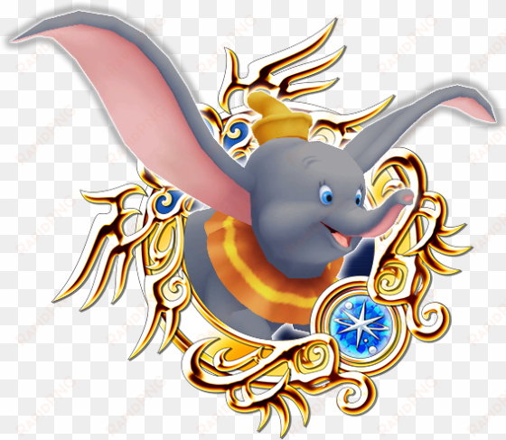Dumbo - Kingdom Hearts Union X 7 Star Medals transparent png image