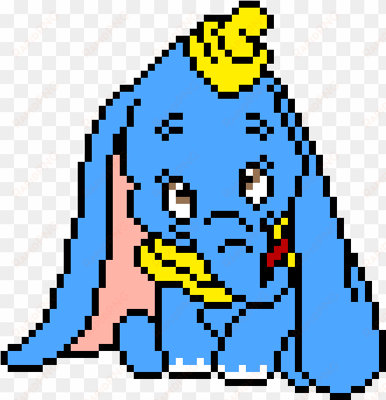 dumbo - pixel art disney dumbo