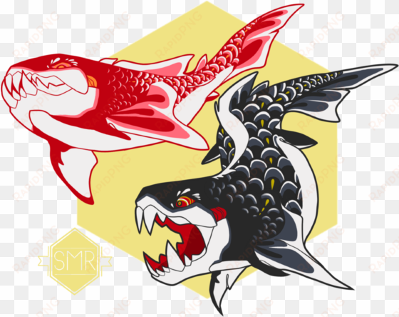 dunkleosteus-nobori by sashark on deviantart - art