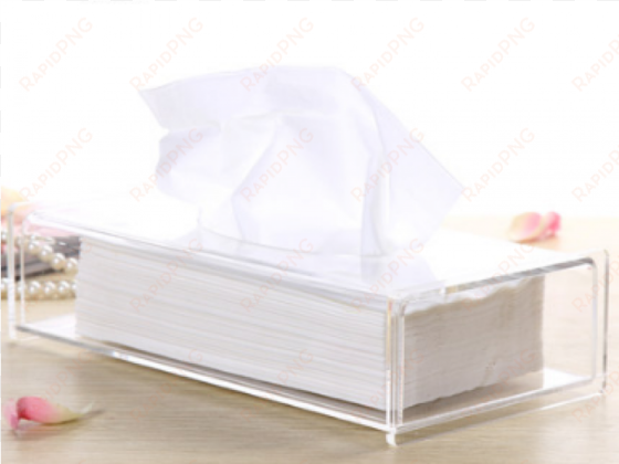 durable crystal acrylic tissue box tissue dispenser - modern transparent tissue box simple and creative tissue