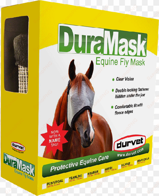 durvet horse fly mask - duramask fly mask with ears