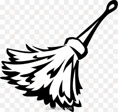 dust broom royalty free vector clip art illustration - besen clipart transparent