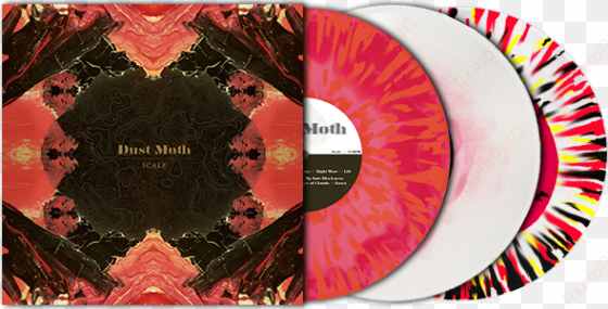 dust moth scale // limited to 102 pink/translucent - dust moth scale vinyl record