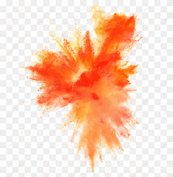 dust polvo explosion explosi - orange smoke bomb png