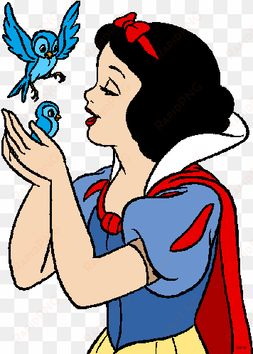 Dwarfs Cliparts - Snow White Birds Disney transparent png image
