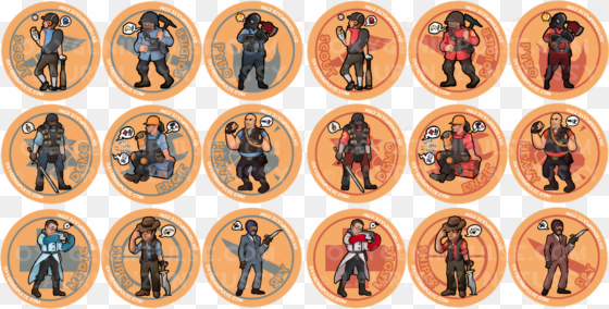 each button measures - tf2 all characters png