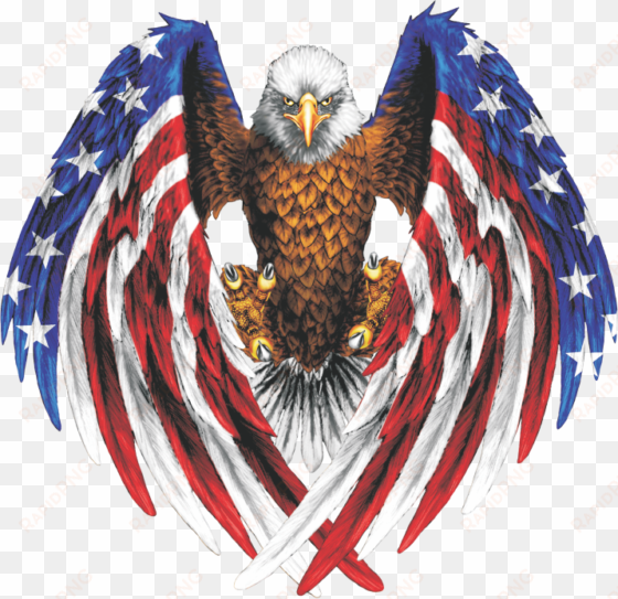 eagle logo - american flag eagle