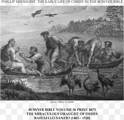 early life of christ in the bowyer bible print 19 of - engraving