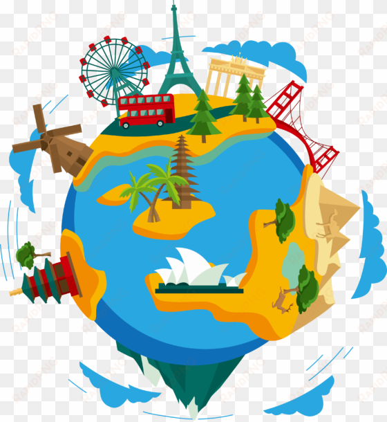 earth clip art - travel clipart png