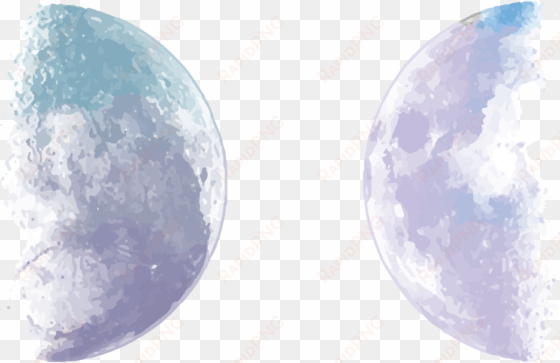 earth moon euclidean vector - moon vector