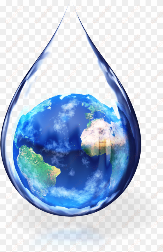earth transparent free png - water drop earth png