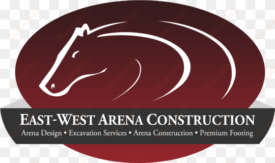 east west equestrian arenas - graphic design