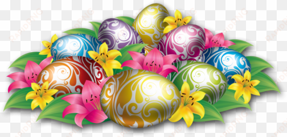 easter eggs png high-quality image - happy easter to our customers