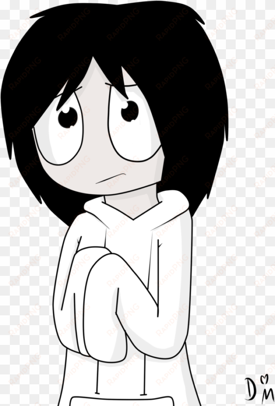 easy creepypasta drawing - shy jeff the killer