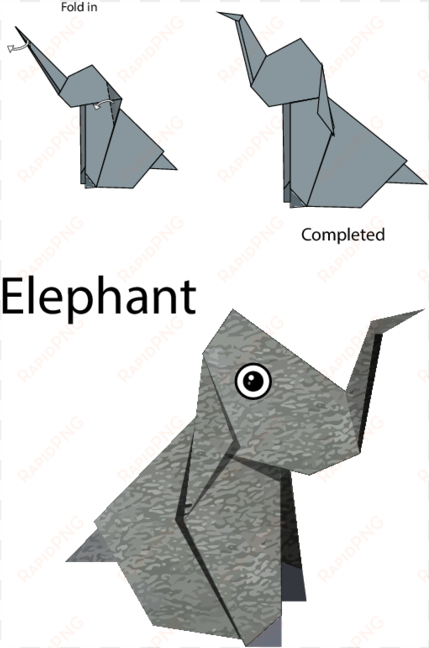 easy origami instructions elephant