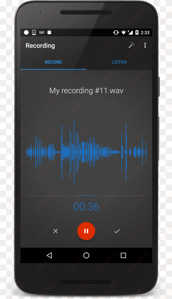 easy voice recorder for android - smartphone