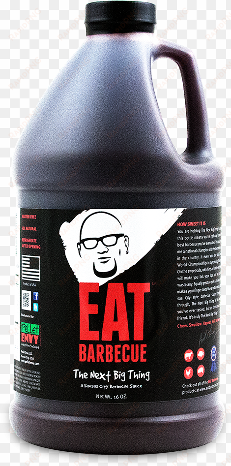 eat barbecue the next big thing bbq sauce - eat barbecue the most powerful stuff bbq rub - 29oz