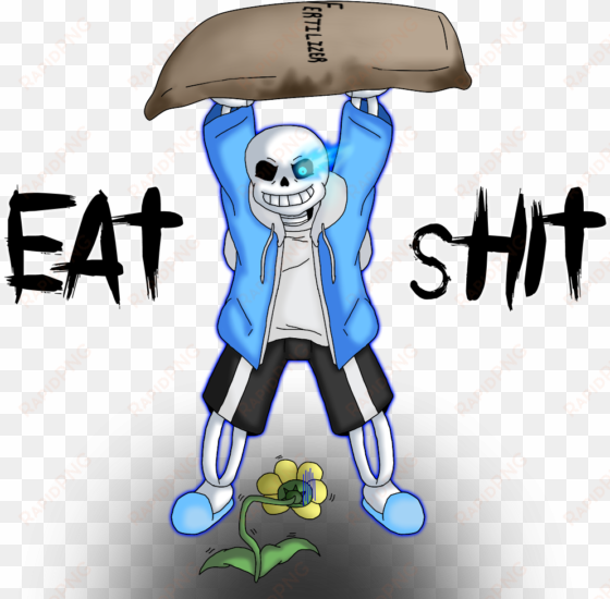 eat shit flowey - flowey eats shit