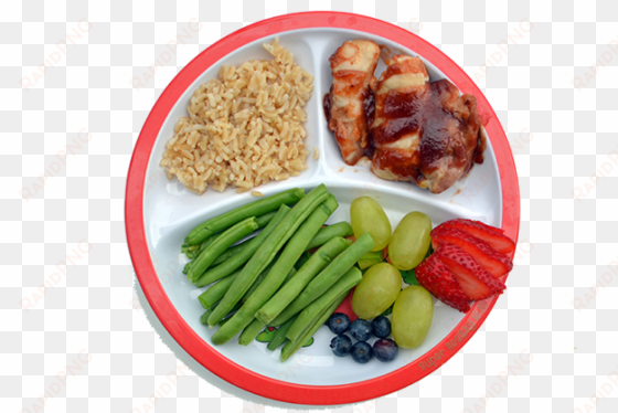 eat six balanced, healthy, portioned meals a day and - normal healthy portion size