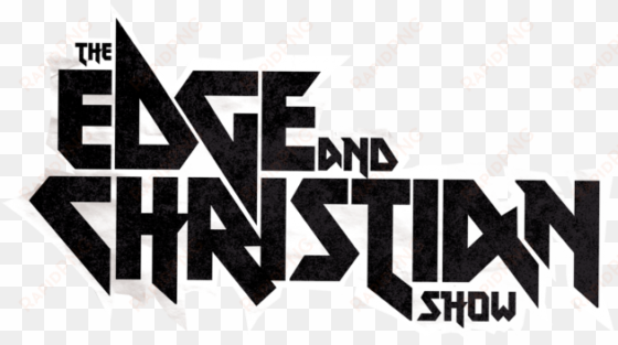 edge and christian show logo black - edge and christian show logo
