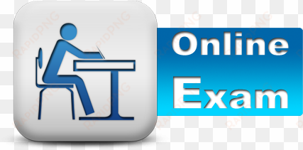 education online test photos - student sitting at desk