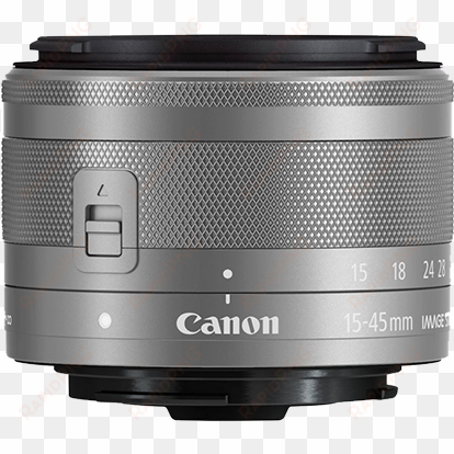 ef-m lenses - canon ef-m 15-45mm f/3.5-6.3 is stm lens silver