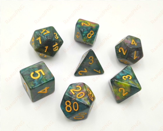 （blue yellow rose red) marble dice - dice