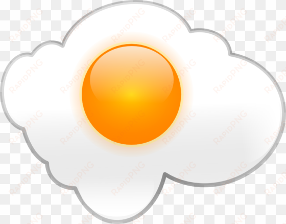 egg clipart sunny side up - sunny side up egg transparent
