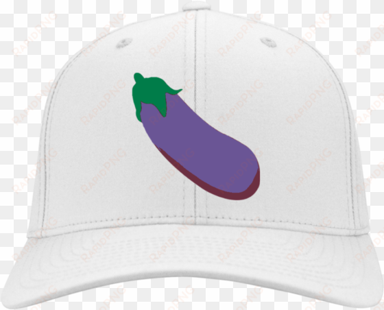 eggplant emoji youth embroidered dri fit nylon cap
