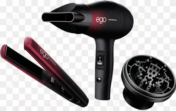 ego trip professional travel hair dryer & flat iron - ego professional special edition macmillan purple trip