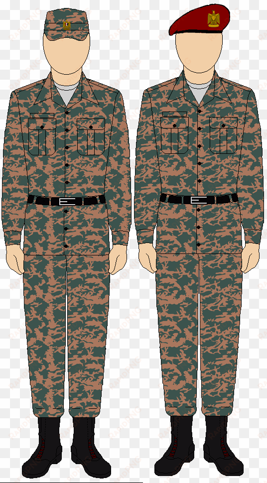 egyptian airborne camo uniform - russian federation officer uniform