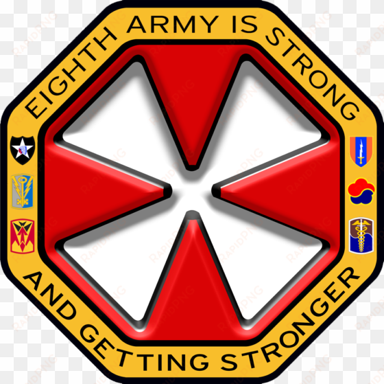 eighth army logo with msc logos - eighth army logo