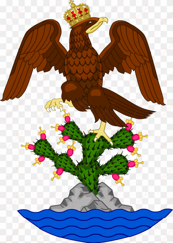 el escudo de armas del primer imperio mexicano durante - escudo del primer imperio mexicano