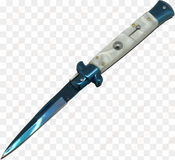 electric blue - hunting knife