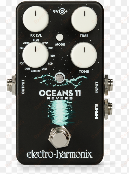 electro-harmonix oceans 11 reverb pedal open box store - electro harmonix oceans 11