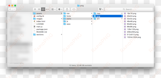 electron icon folder structure - electron js transparent background
