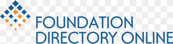electronic databases - foundation directory online logo