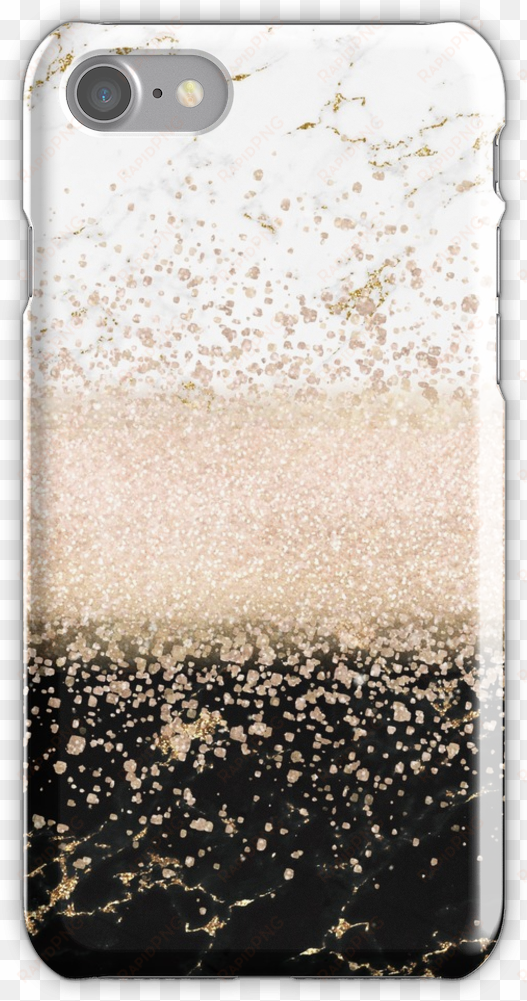 elegant rose gold confetti marble design iphone 7 snap - michael scott