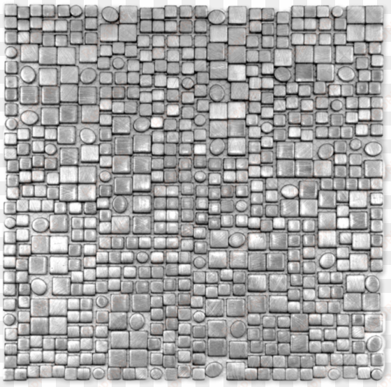 element aluminium fractal silver - soli tile & stone element 12 x 12 fractal silver