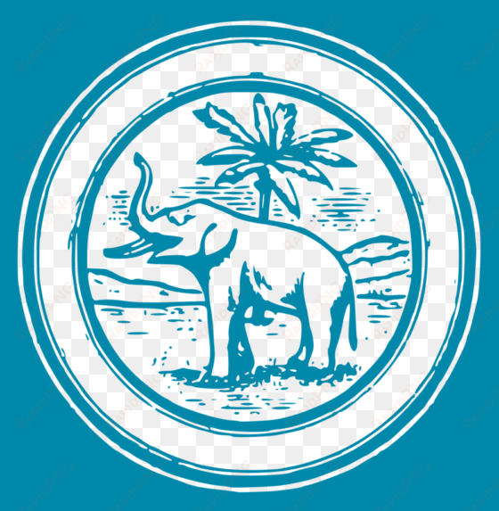 elephant clipart elephant zazzle t-shirt - blue elephant badge shower curtain