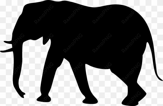 elephant silhouette png clip art imageu200b gallery - transparent background elephant clip art