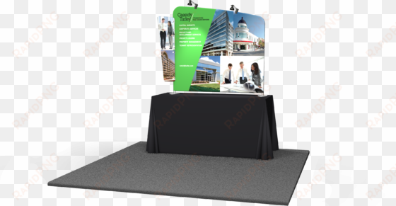 Elevated Displays That Top - Booth Display Table transparent png image