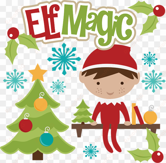 elf magic svg christmas svg files elf svg file shelf - elf on shelf clip