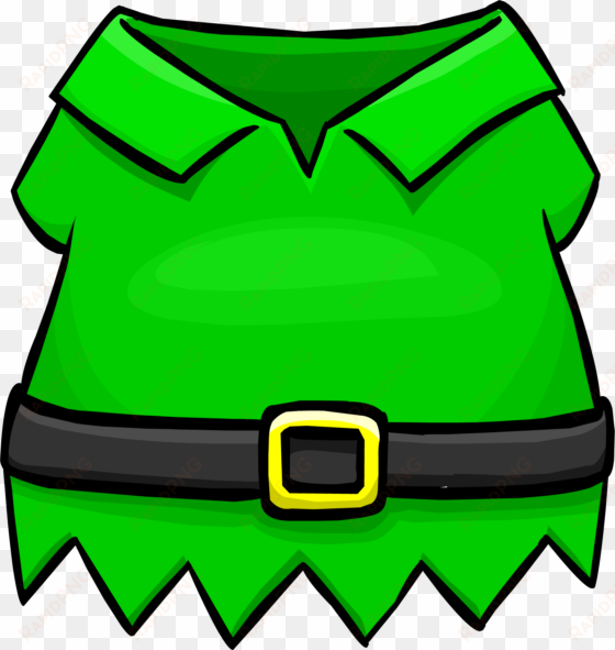 Elf Suit Clothing Icon Id 284 - Elf Shirt Clipart transparent png image