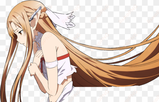 elf sword art online yuuki asuna - kirito hada