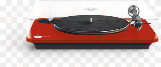 elipson omega 100 turntable (red)
