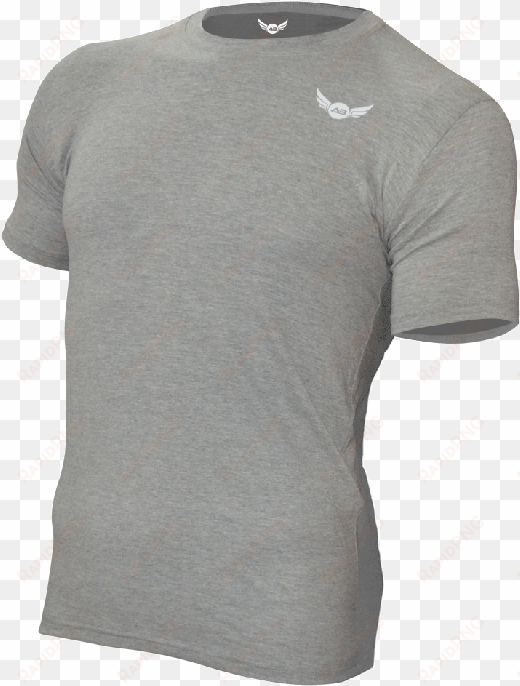 elite men fitness t-shirt gray color - long-sleeved t-shirt